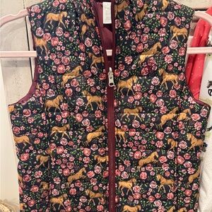 Ariat Burgundy Puffer Vest